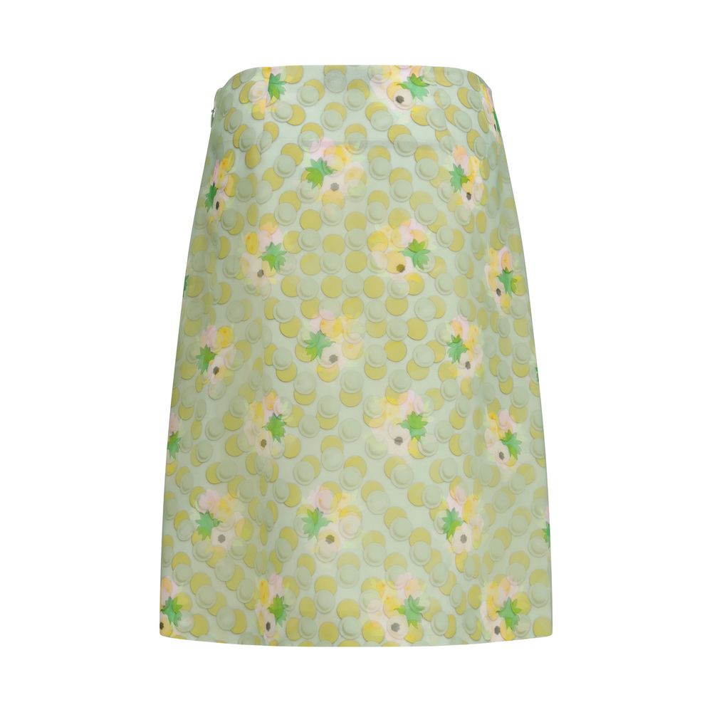 Fendi Multicolor Silk Midi Skirt | Regal Royce
