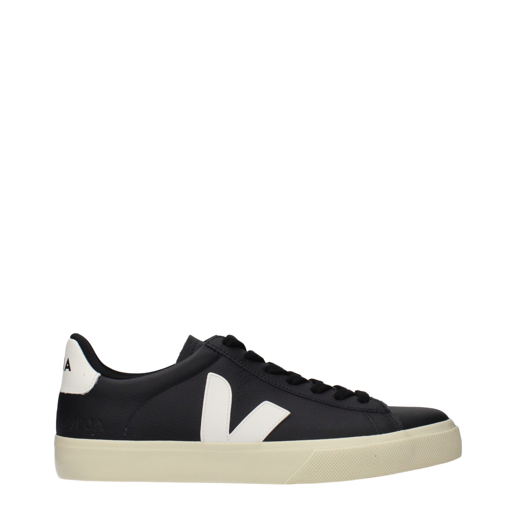 Veja Black Leather Low Top Sneakers | Regal Royce