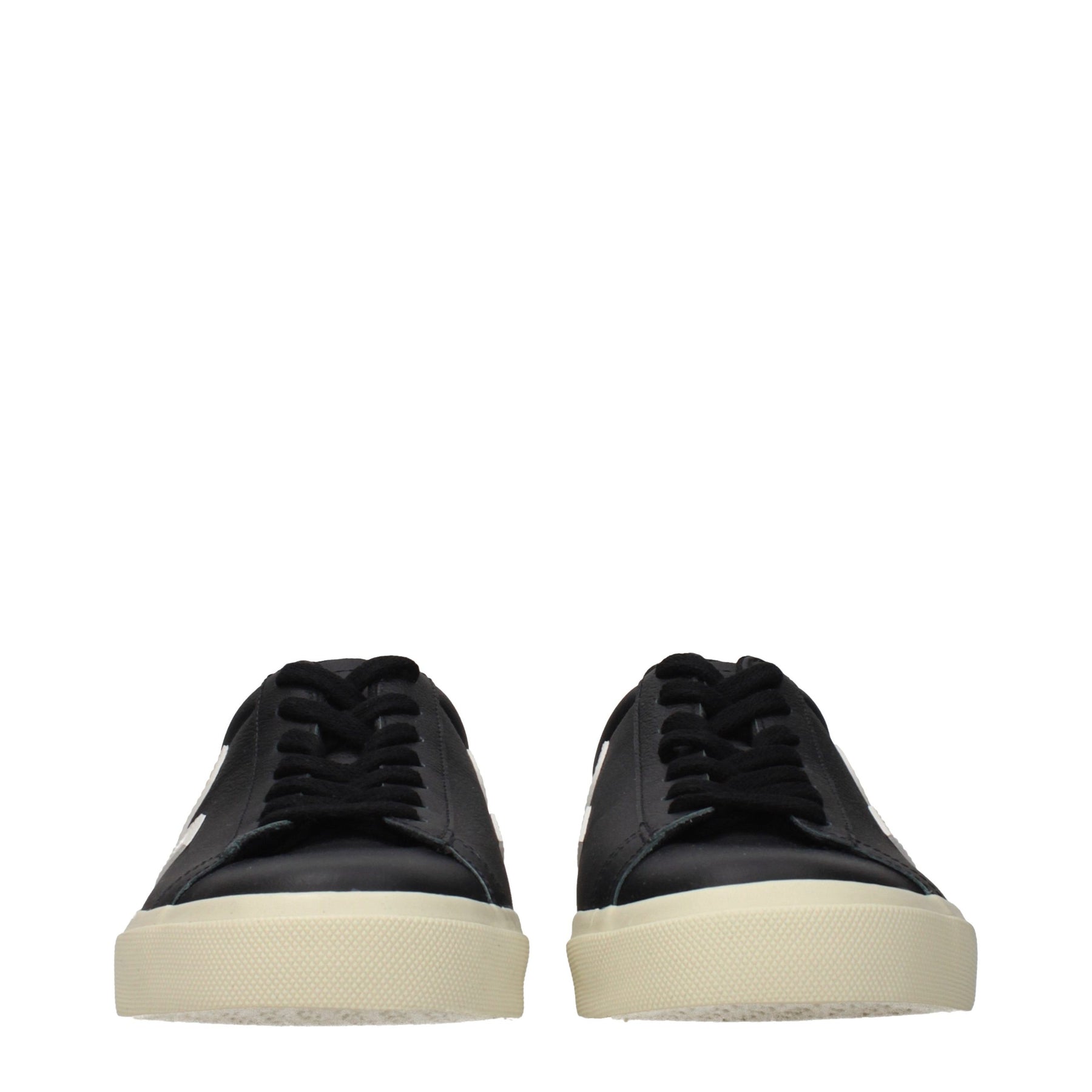 Veja Black Leather Low Top Sneakers | Regal Royce
