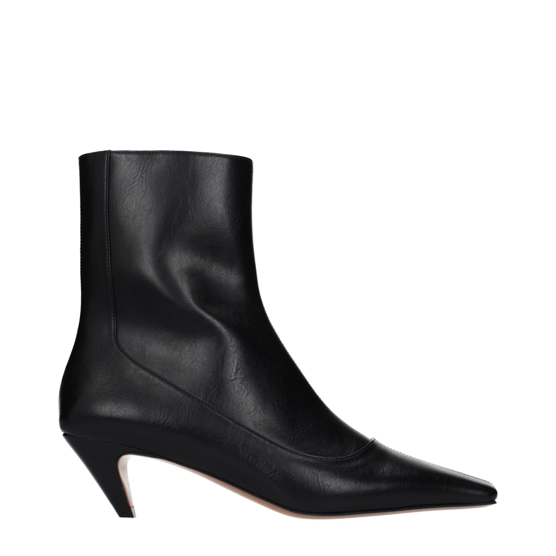Stella McCartney Black Leather Ankle Boots | Regal Royce