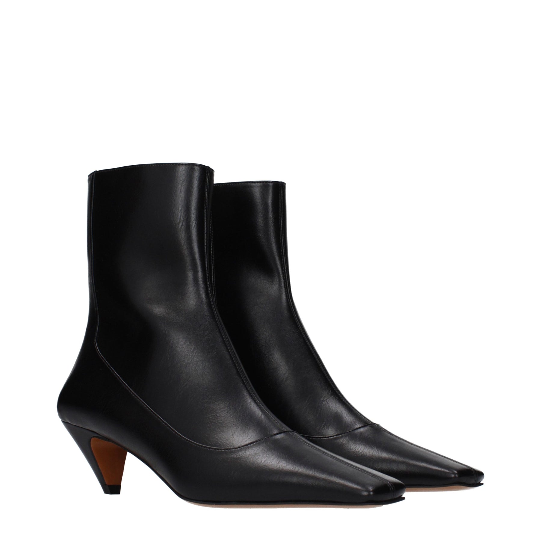 Stella McCartney Black Leather Ankle Boots | Regal Royce