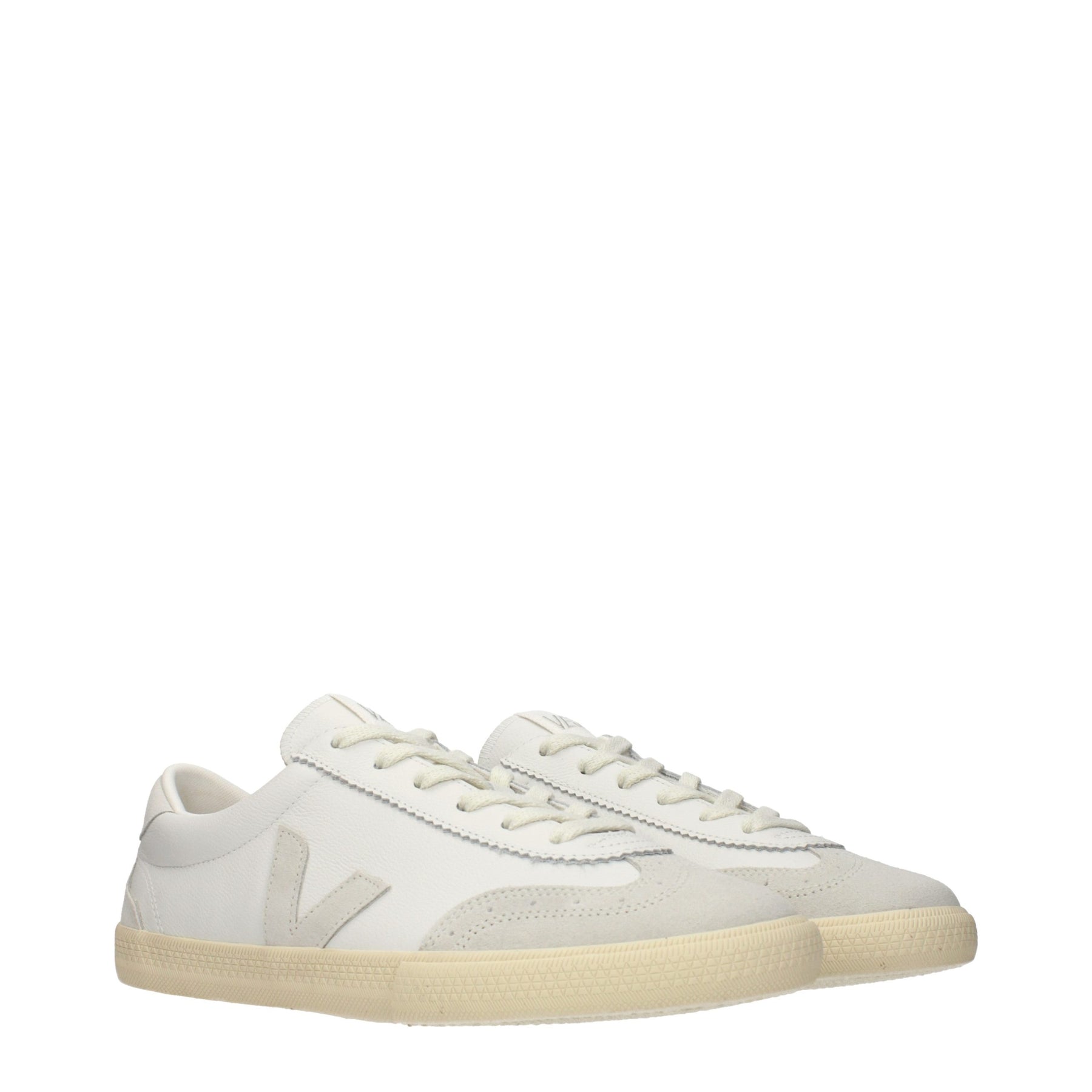 Veja White Leather Sneakers | Regal Royce