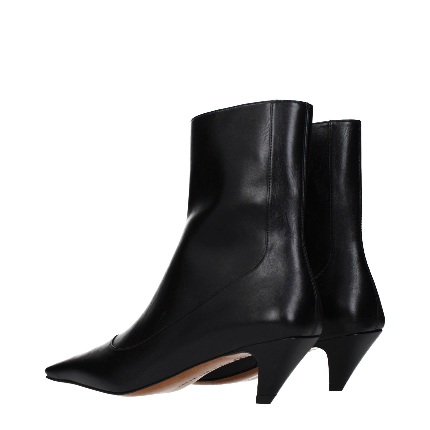 Stella McCartney Black Leather Ankle Boots | Regal Royce