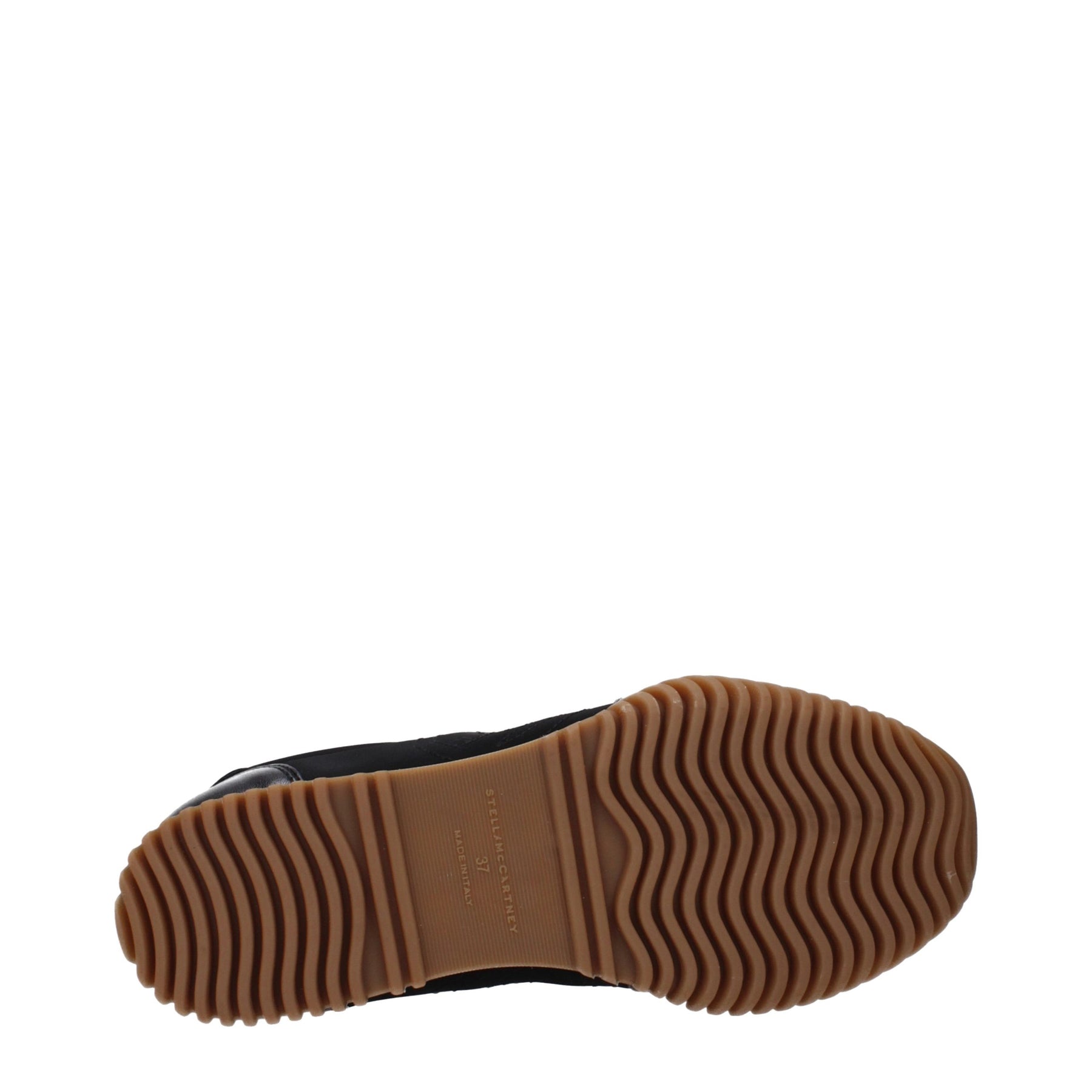 Stella McCartney Black Fabric Low Top Sneakers | Regal Royce