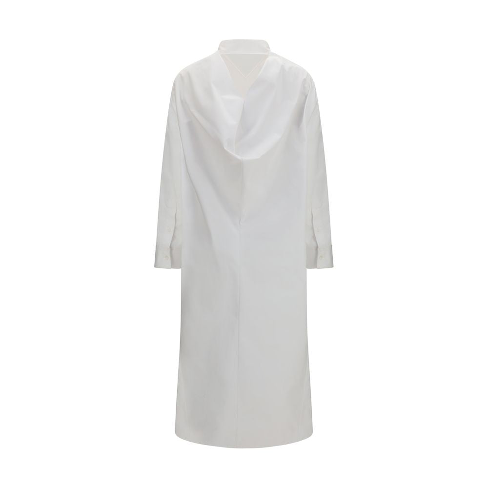 Balenciaga White Cotton Casual Dress | Regal Royce