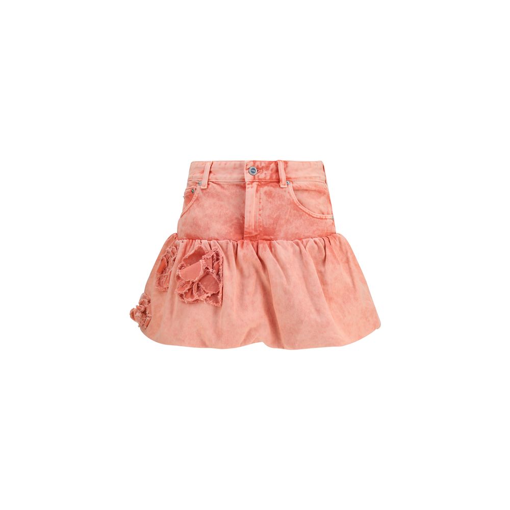 Ganni Multicolor Cotton Mini Skirt | Regal Royce