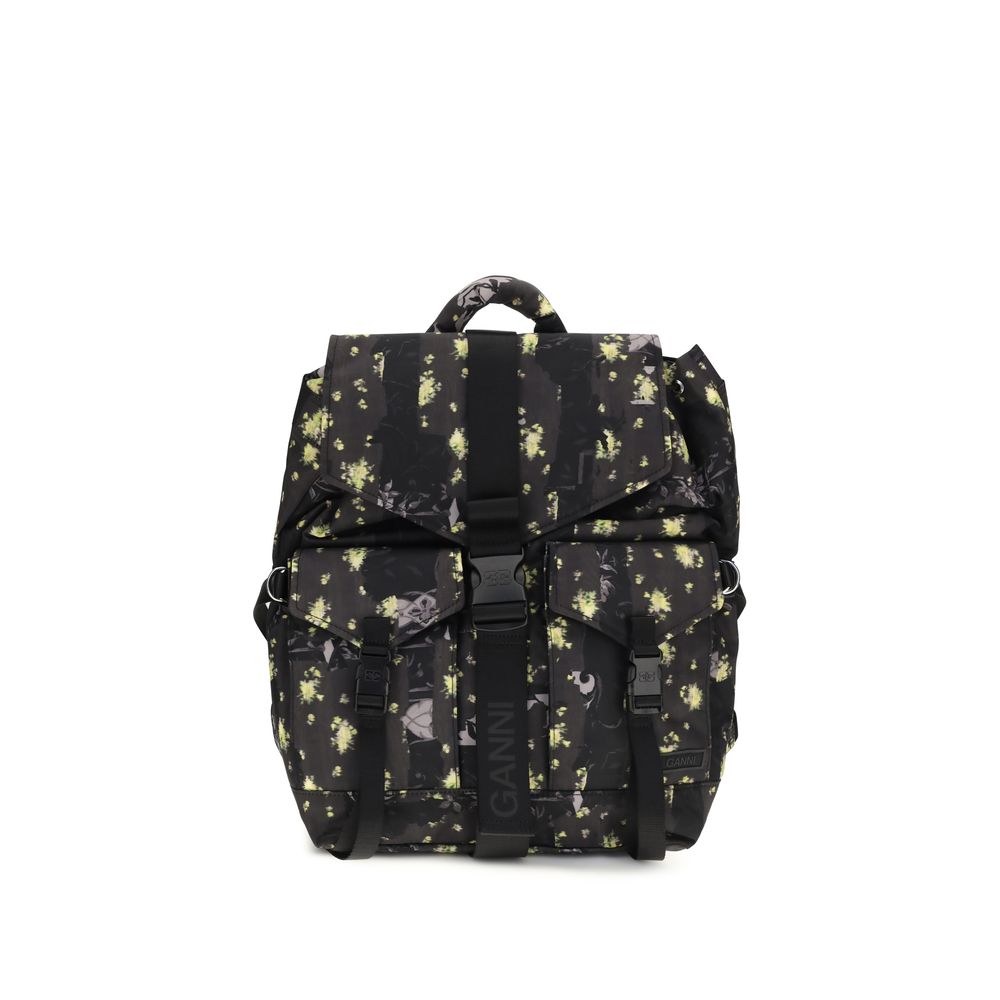 Ganni Multicolor Recycled Polyamide Backpack | Regal Royce