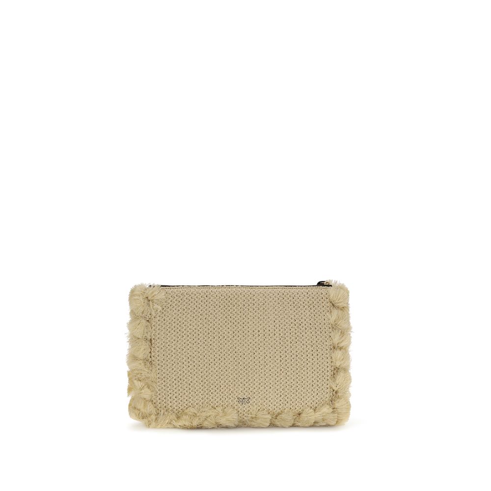 PINKO Beige Polypropylene Clutch Bag | Regal Royce