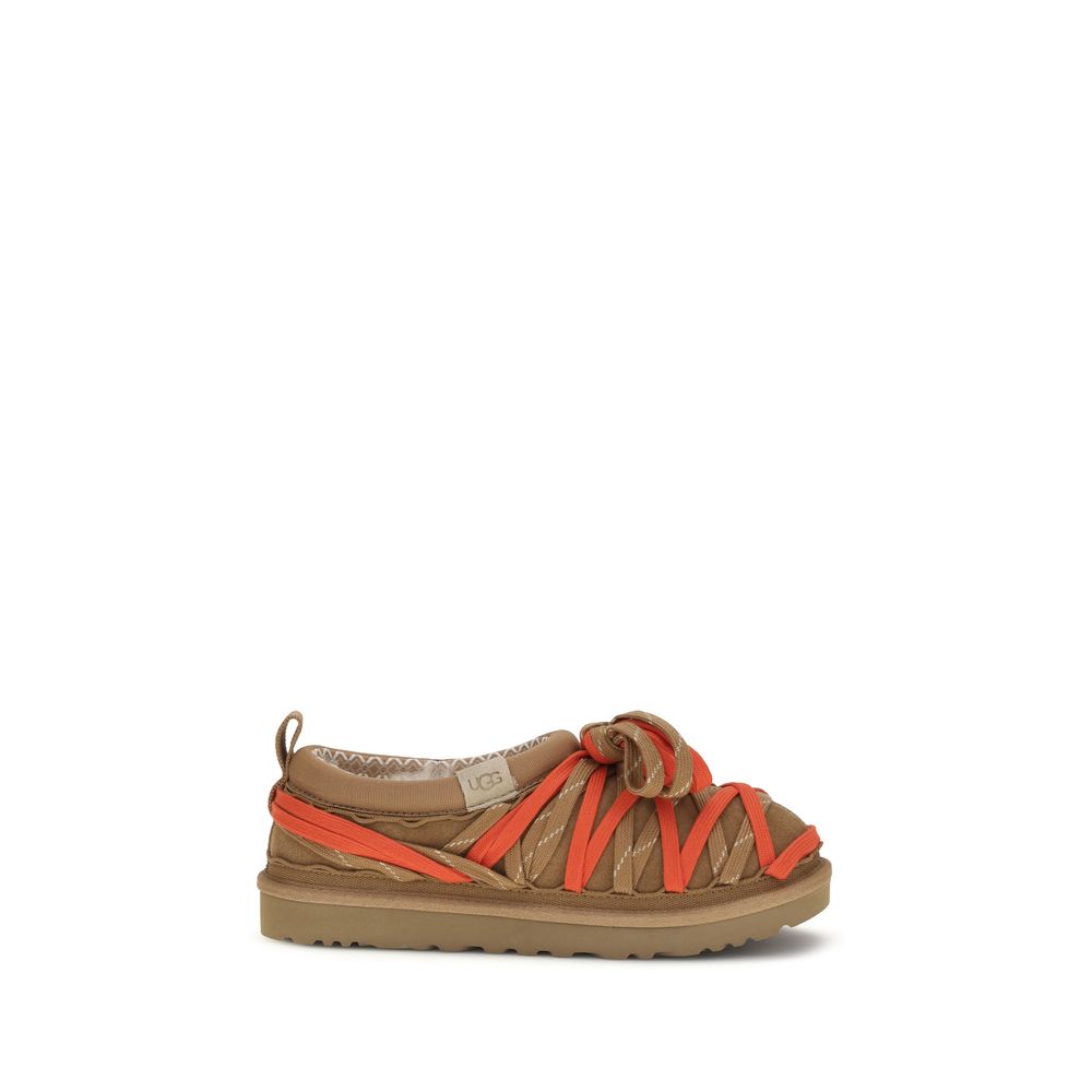 UGG Multicolor Suede Leather Strap-On Sandals