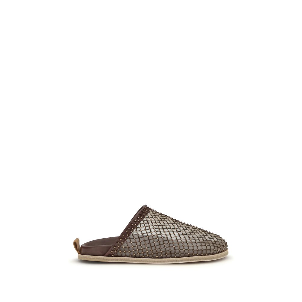 Forte_Forte Brown Calf Leather Bos Taurus Mules | Regal Royce