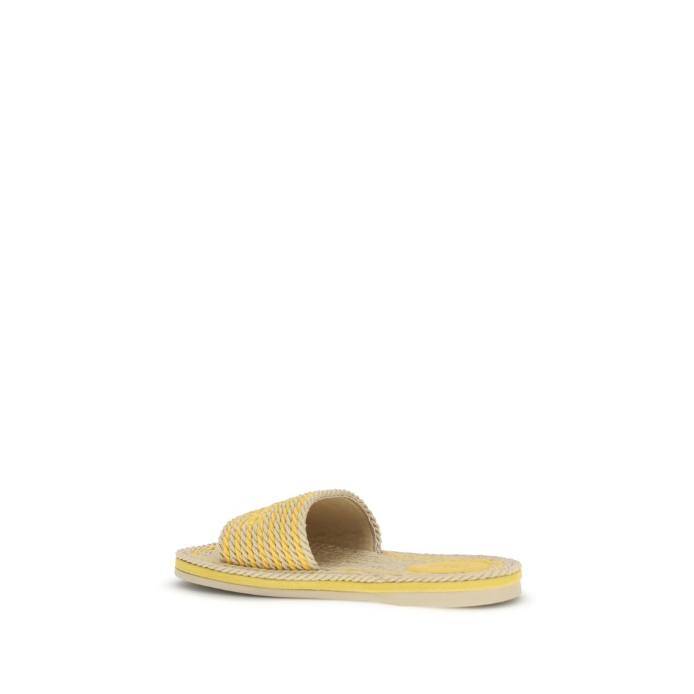 Chloé Beige Lamb Ovis Aries Aries Flat Sandals | Regal Royce