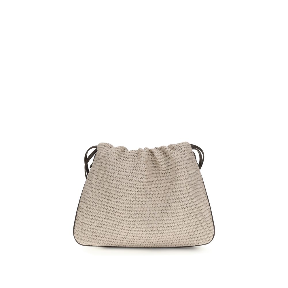 Brunello Cucinelli Beige Cotton Handbag | Regal Royce