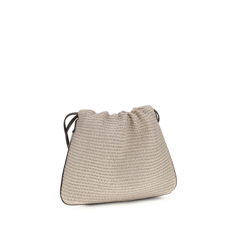 Brunello Cucinelli Beige Cotton Handbag | Regal Royce