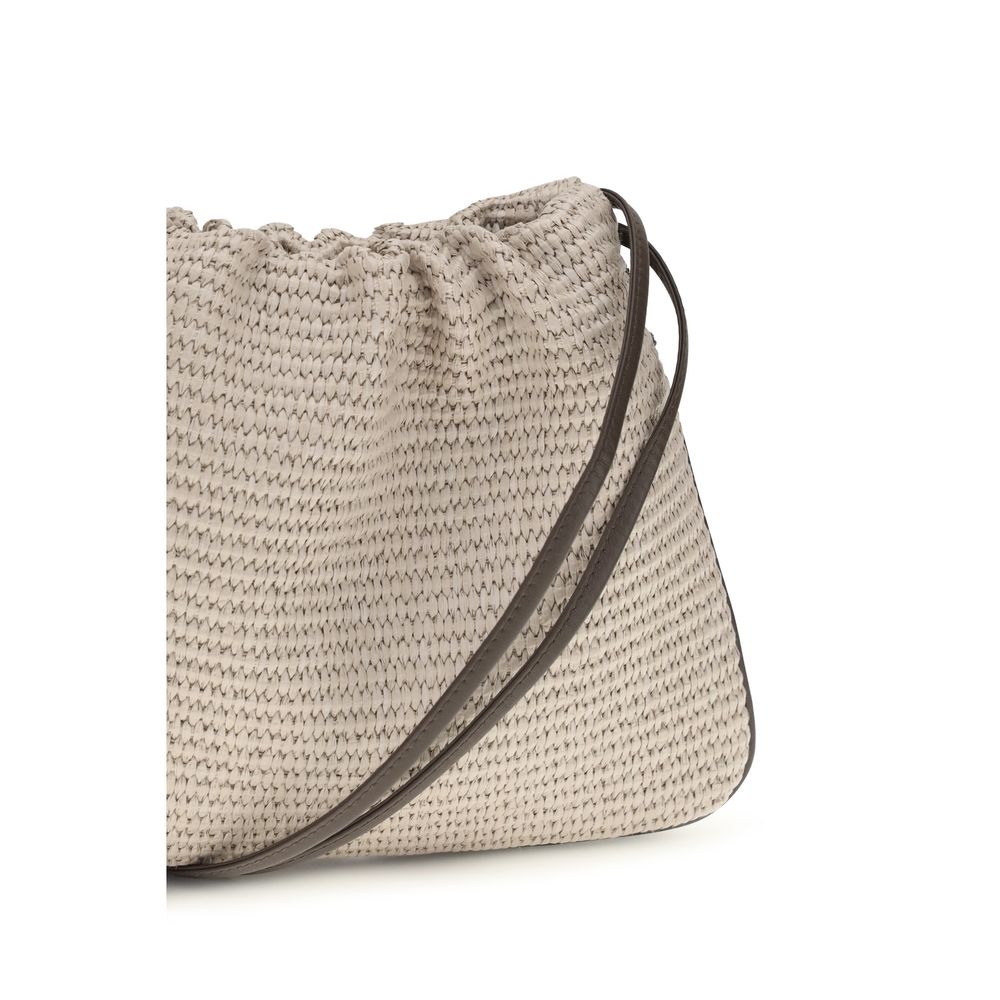Brunello Cucinelli Beige Cotton Handbag | Regal Royce