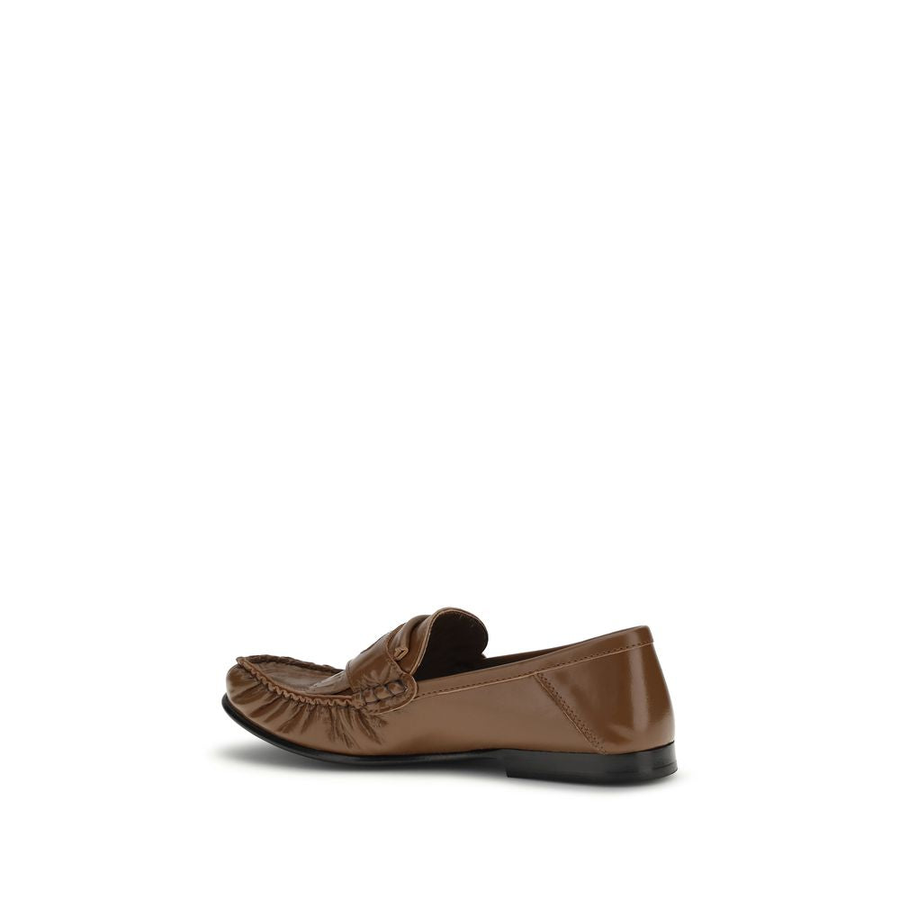 Marni Brown Lamb Ovis Aries Aries Slip-On Loafers | Regal Royce