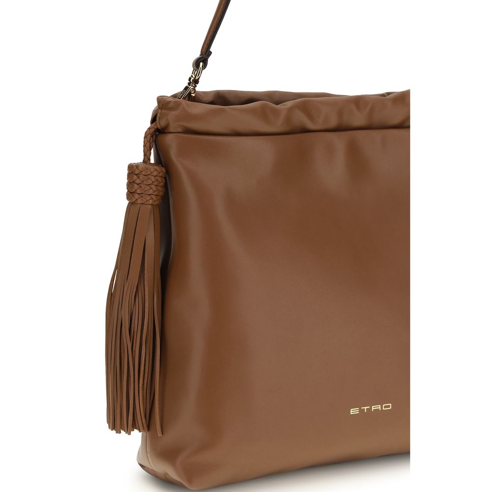 Etro Brown Lamb Ovis Aries Aries Shoulder Bag | Regal Royce