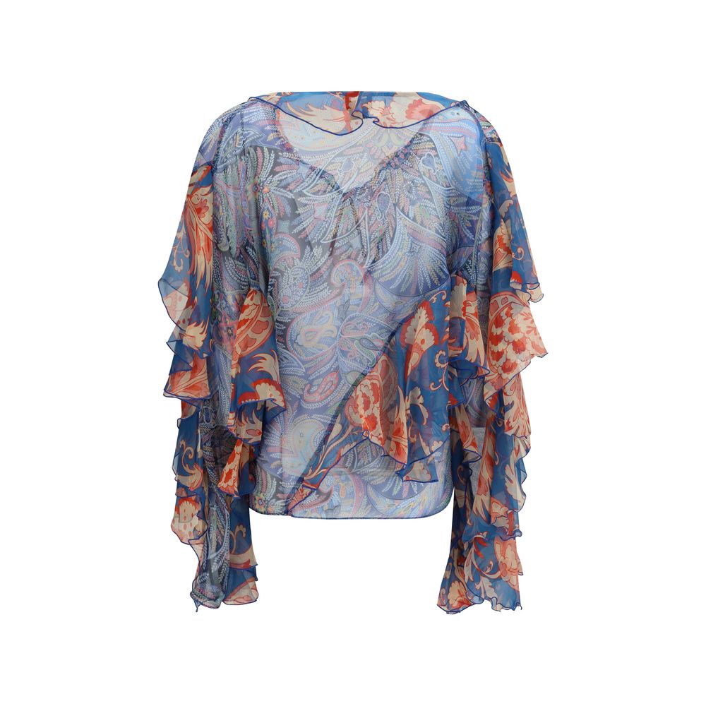 Etro Multicolor Silk Pattern Shirt | Regal Royce