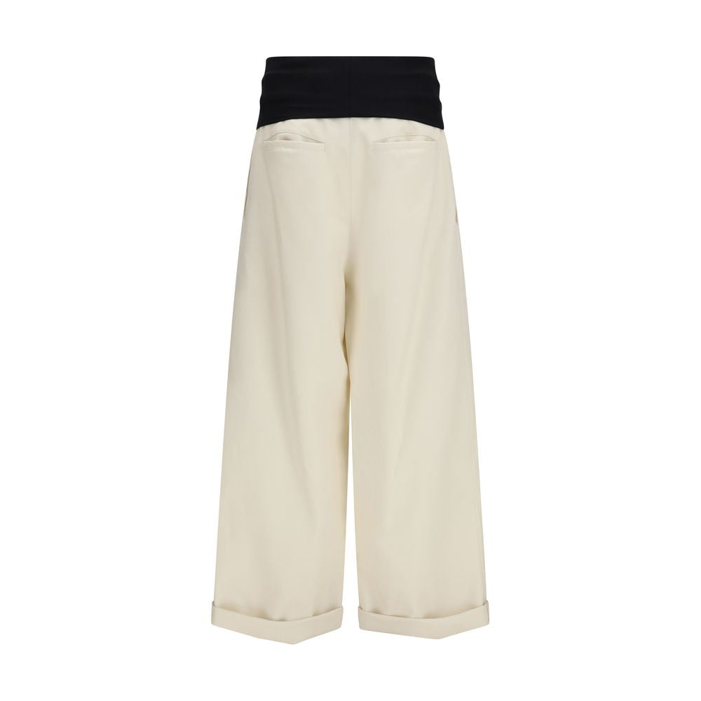Darkpark Beige Cotton Casual Pants | Regal Royce