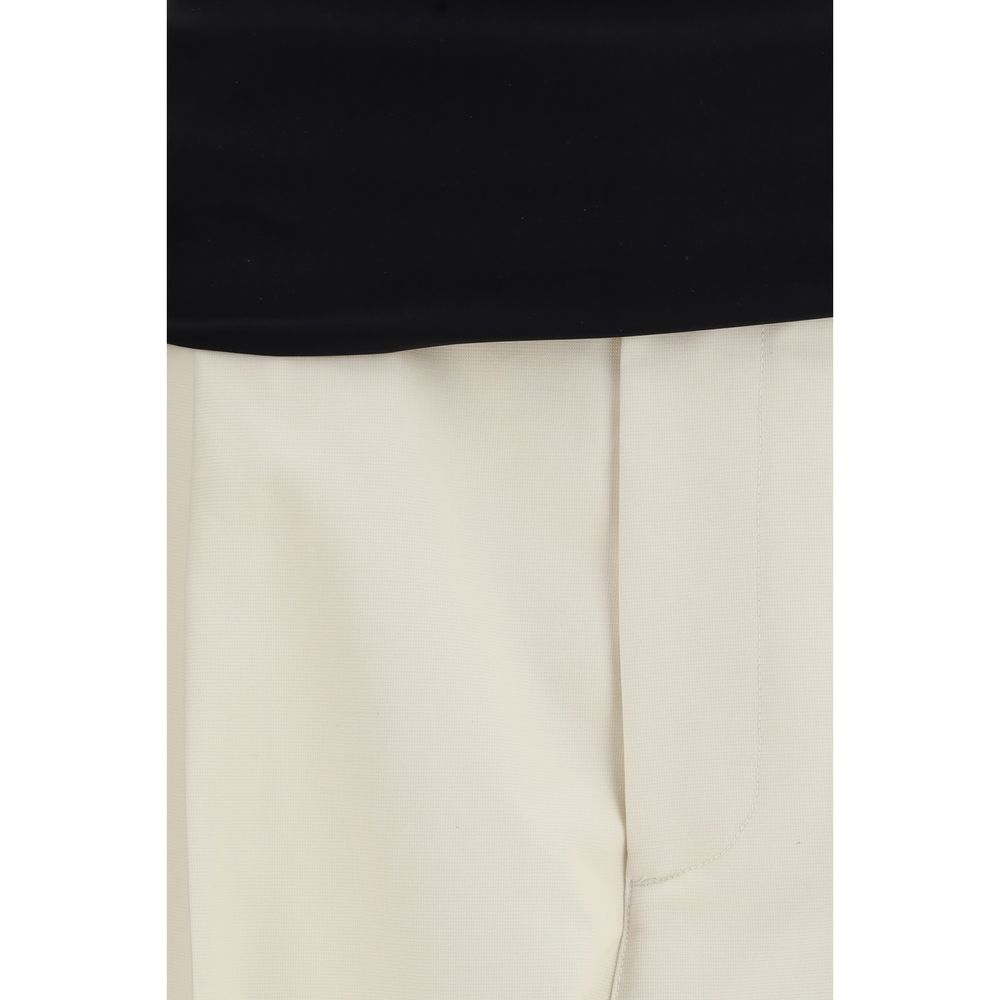 Darkpark Beige Cotton Casual Pants | Regal Royce