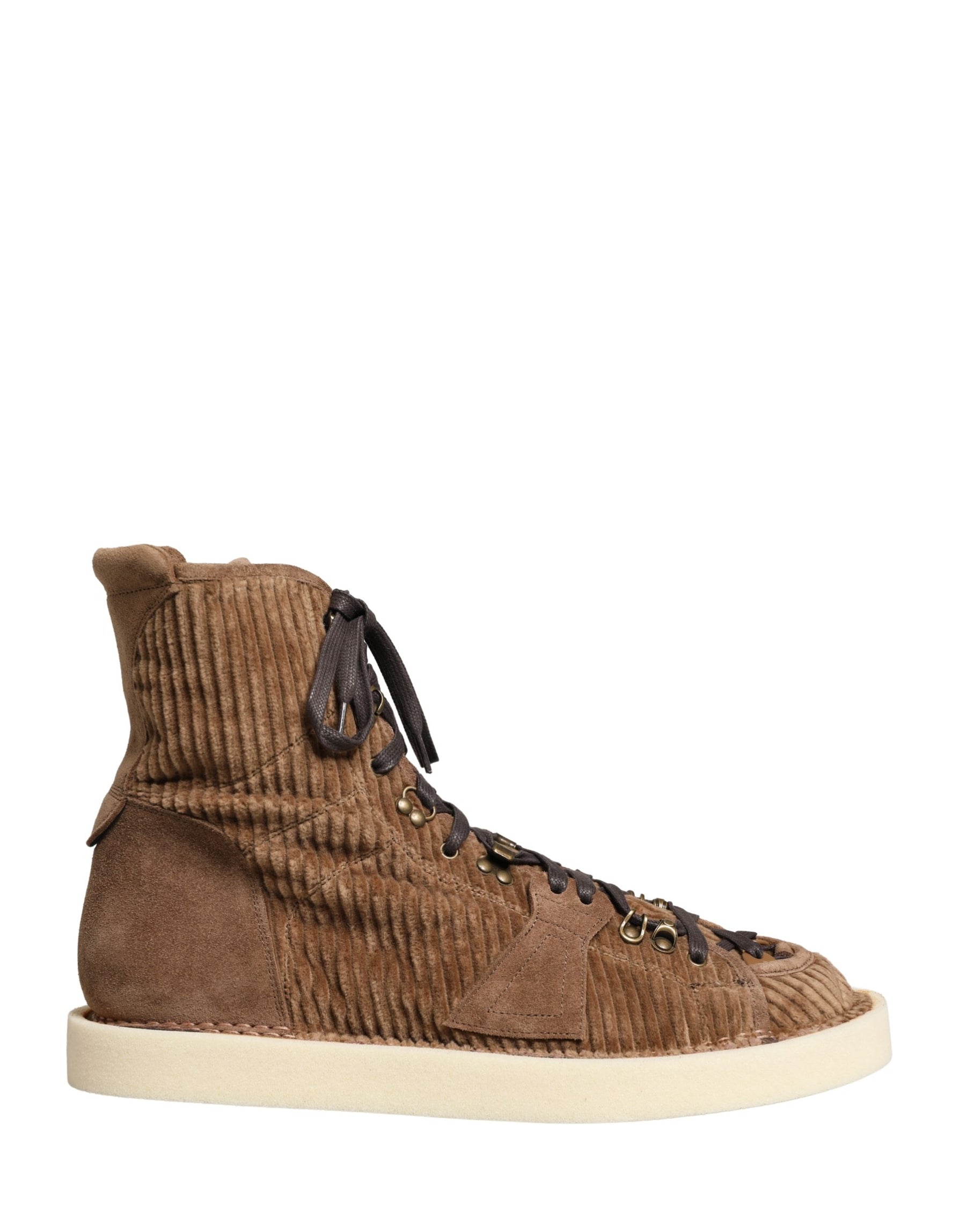 Dolce & Gabbana Brown Corduroy High Top Oxford Boots | Regal Royce