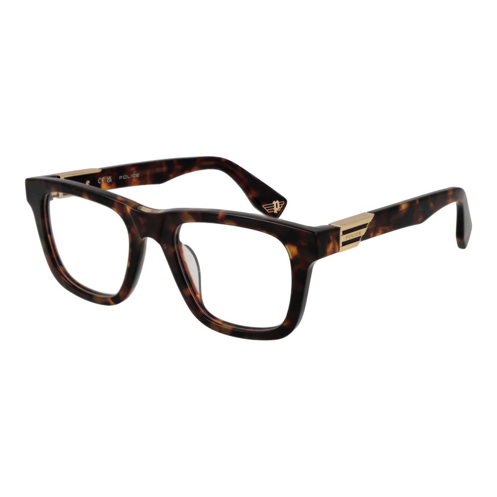 Police Brown Cellulose Acetate Glasses (Frames) | Regal Royce