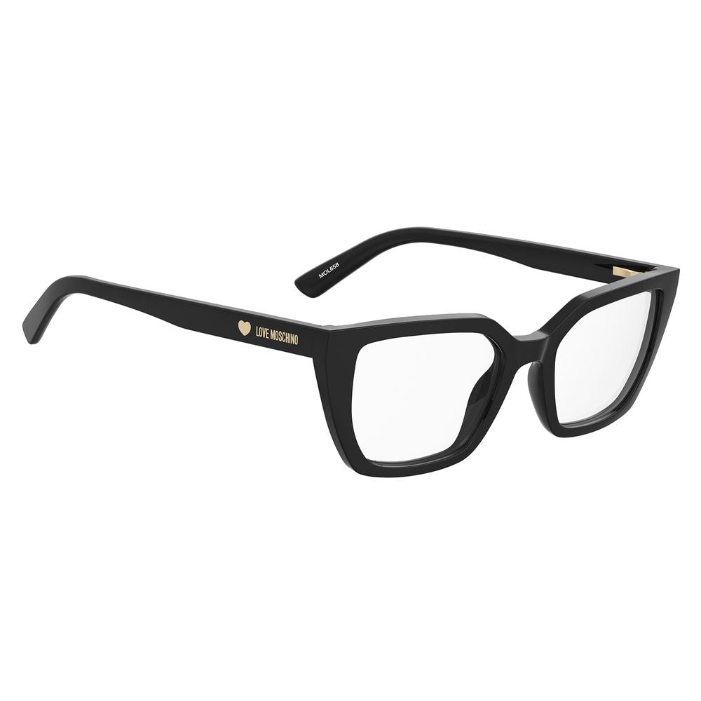 Love Moschino Black Acetate Glasses (Frames) | Regal Royce