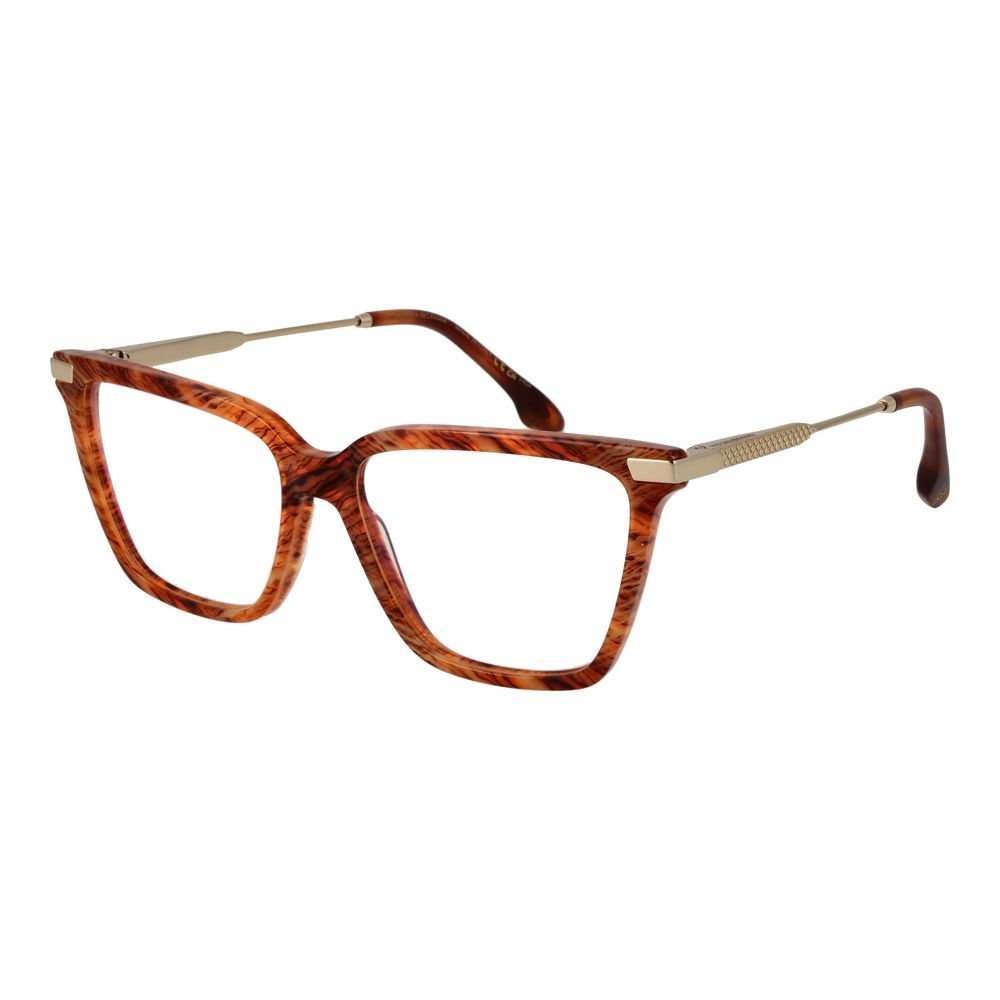 Victoria Beckham Orange Metal & Plastic Glasses (Frames) | Regal Royce