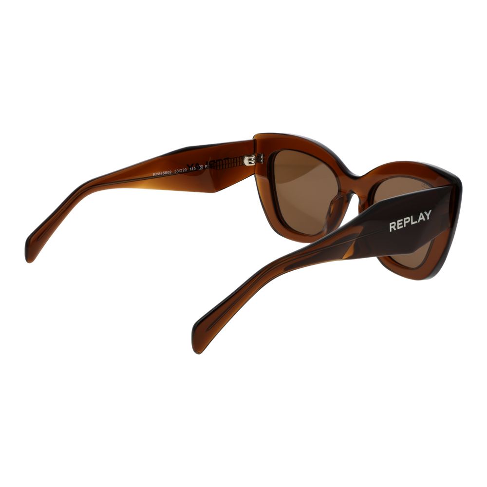 Replay Brown Acetate Sunglasses | Regal Royce