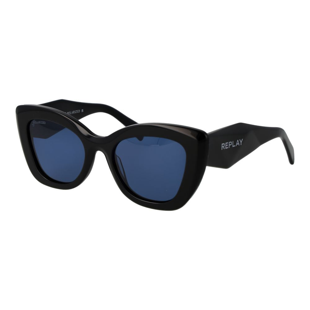 Replay Black Acetate Sunglasses | Regal Royce