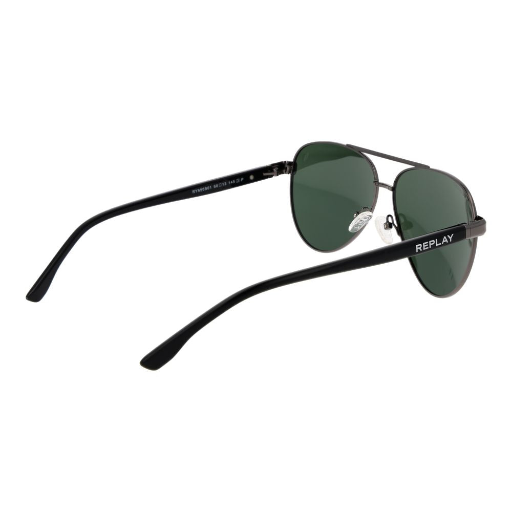 Replay Gray Metal Sunglasses | Regal Royce