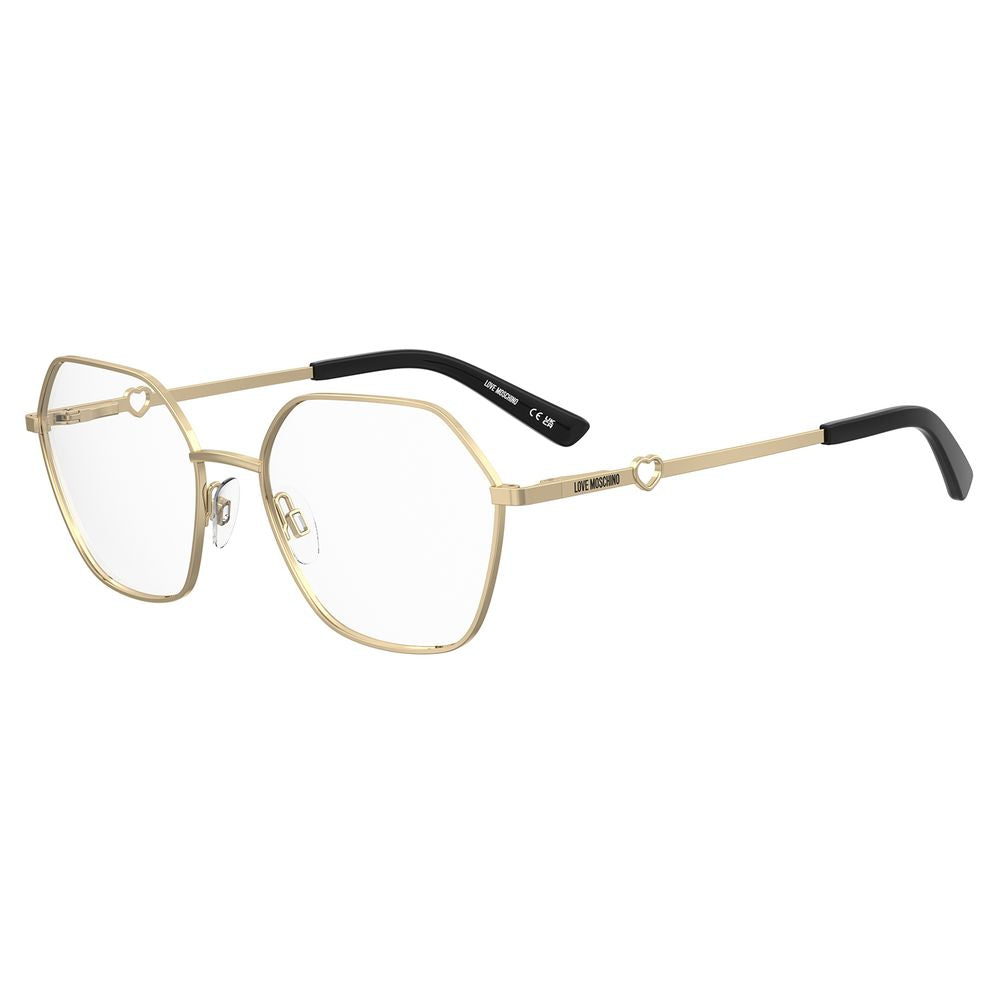 Love Moschino Gold Metal Glasses (Frames) | Regal Royce
