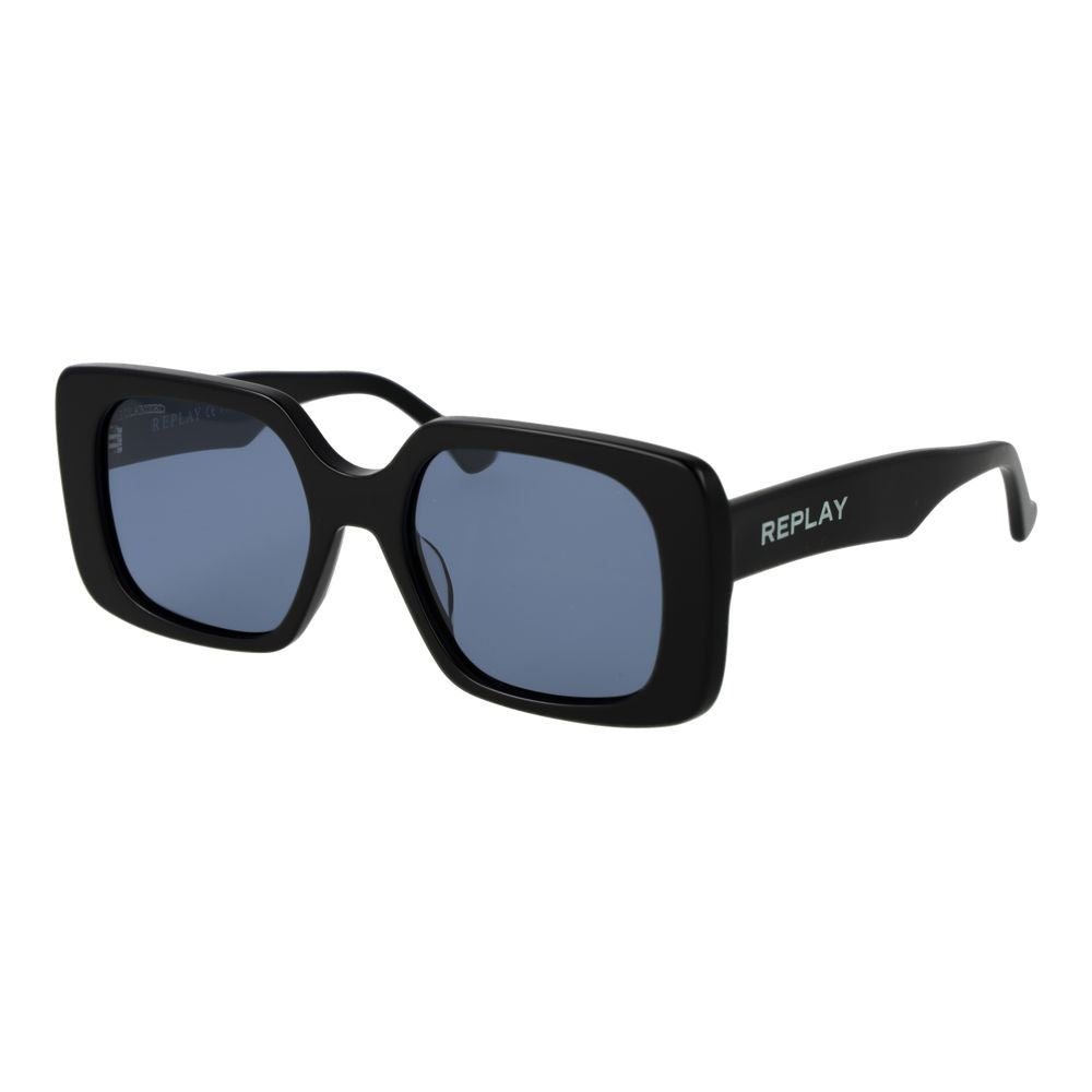 Replay Black Acetate Sunglasses | Regal Royce