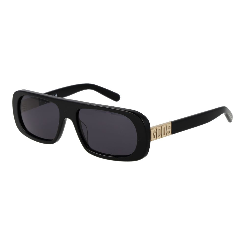 GCDS Black Plastic Sunglasses | Regal Royce