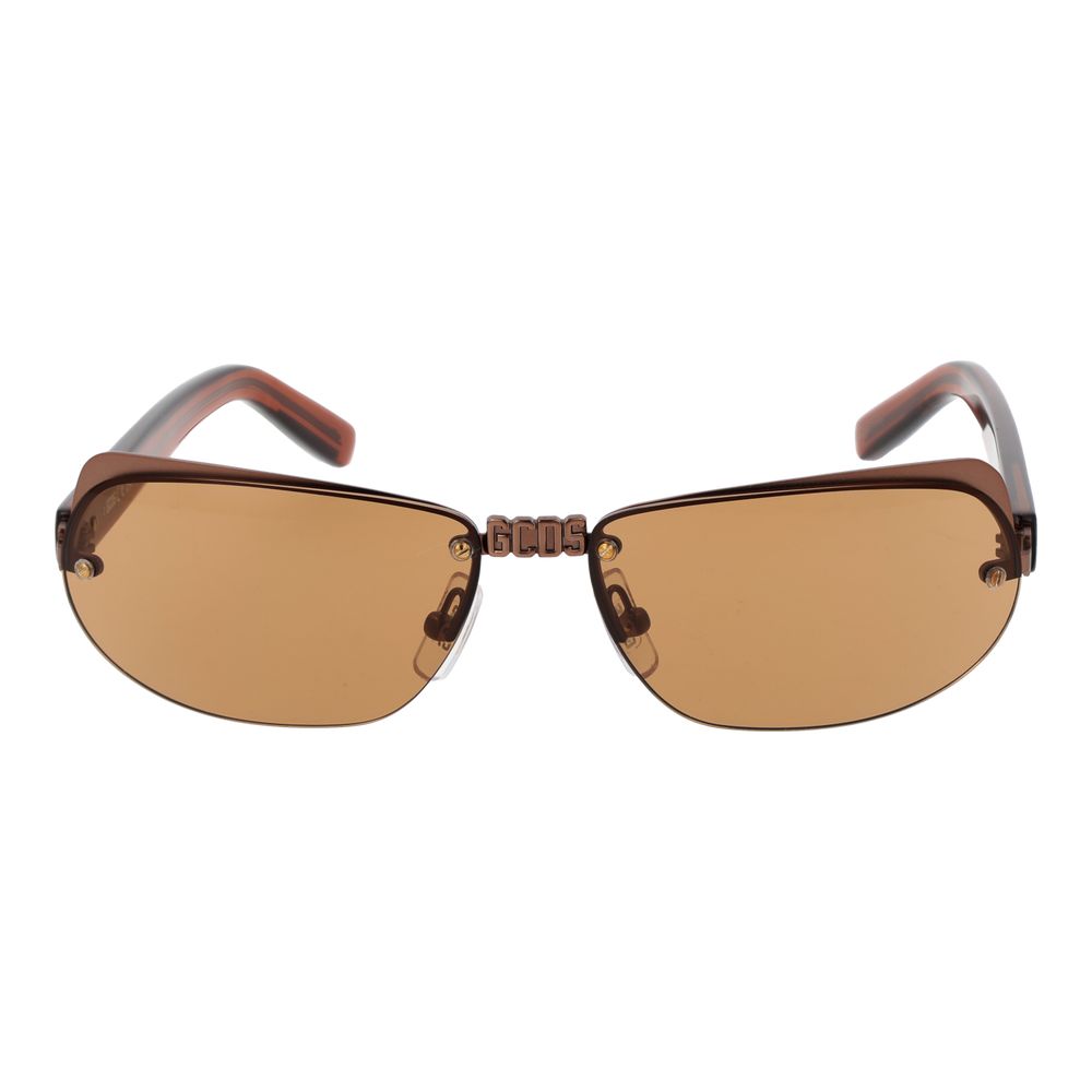 GCDS Brown Metal Sunglasses | Regal Royce