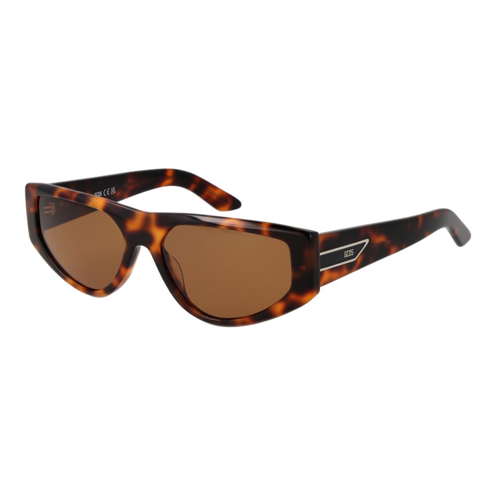 GCDS Brown Plastic Sunglasses | Regal Royce