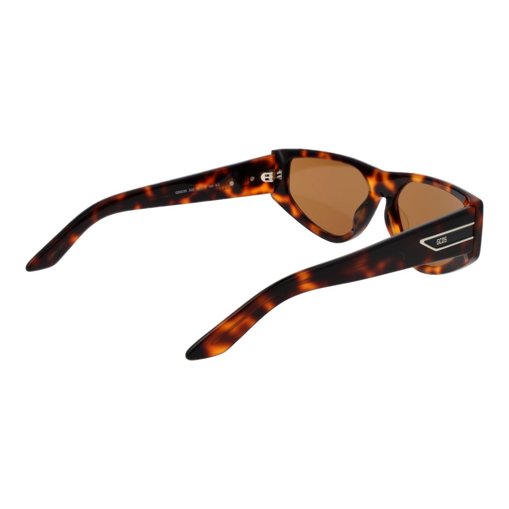 GCDS Brown Plastic Sunglasses | Regal Royce
