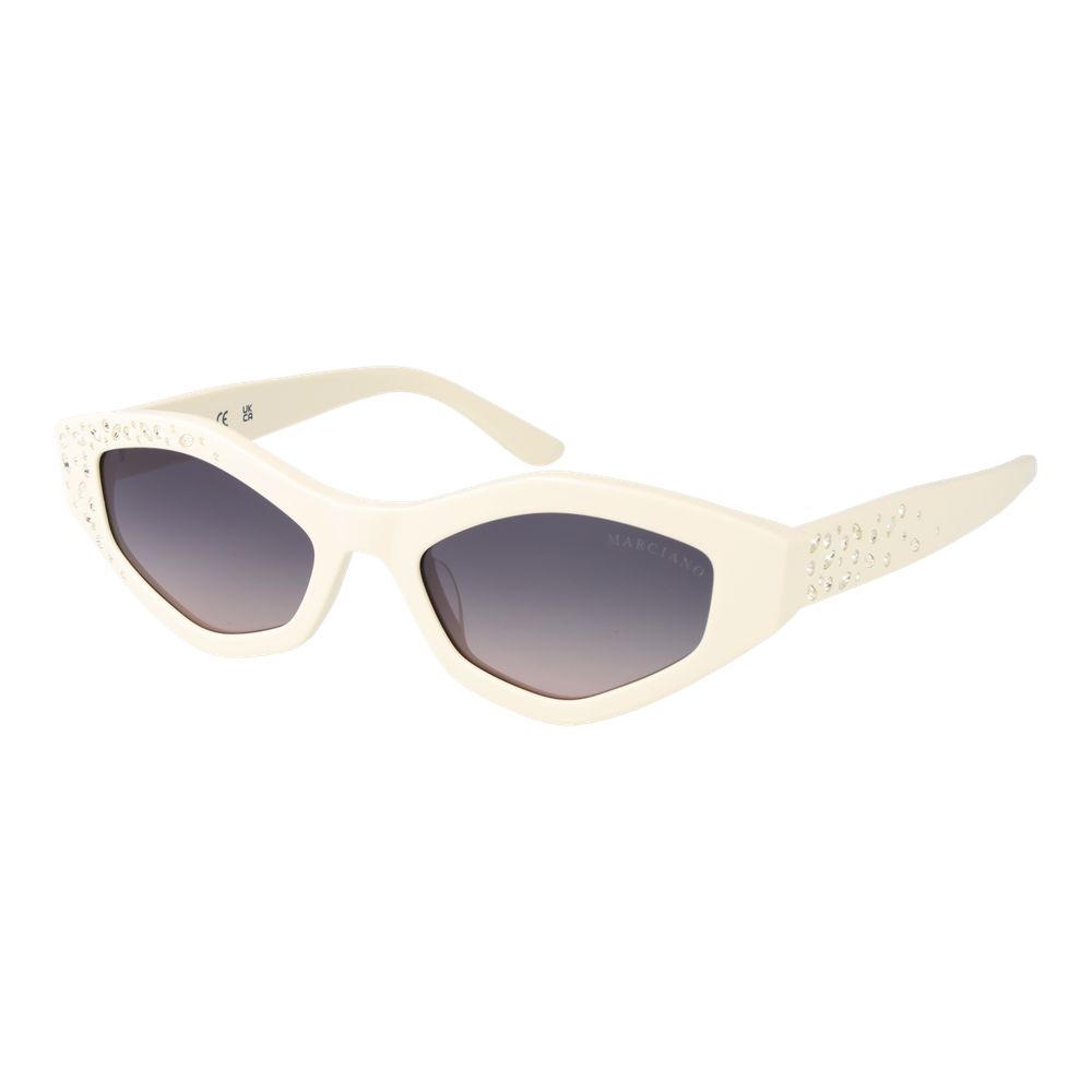 Marciano by Guess White Plastic Sunglasses | Regal Royce