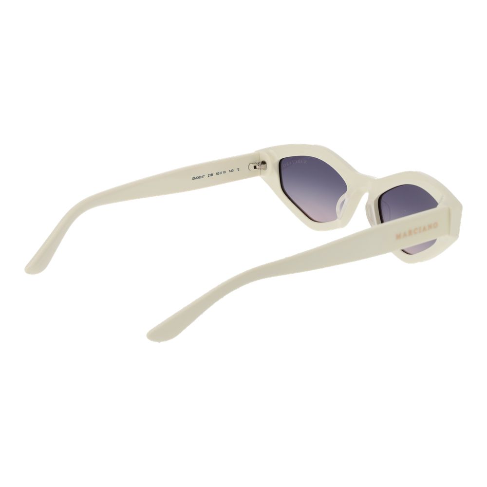 Marciano by Guess White Plastic Sunglasses | Regal Royce