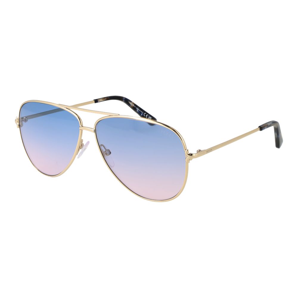 Emilio Pucci Gold Metal Sunglasses | Regal Royce