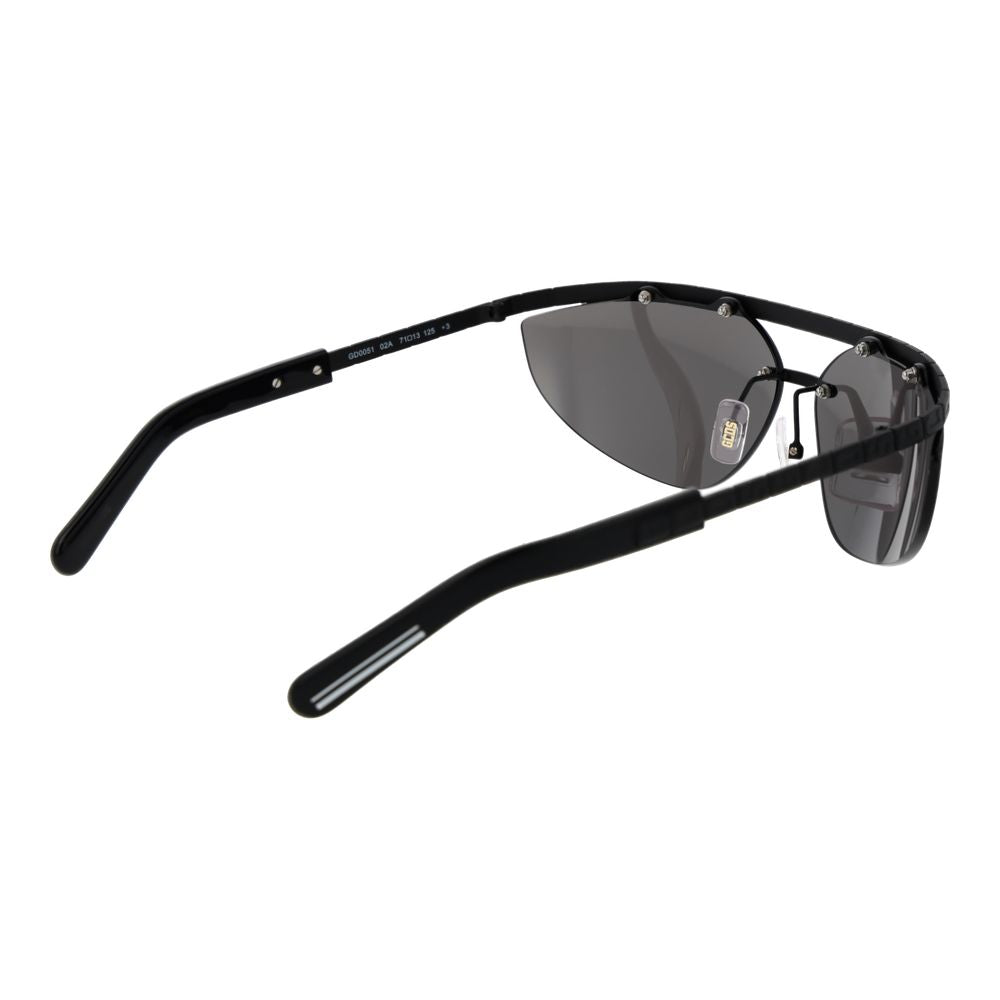 GCDS Black Metal Sunglasses | Regal Royce