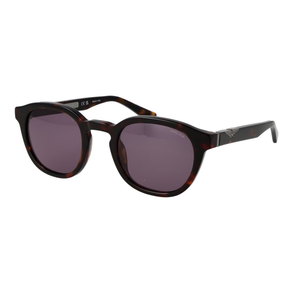 Police Brown Cellulose Acetate Sunglasses | Regal Royce
