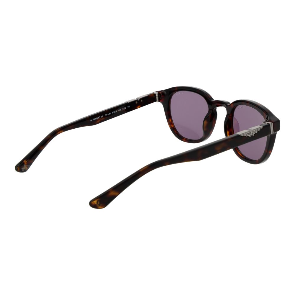 Police Brown Cellulose Acetate Sunglasses | Regal Royce