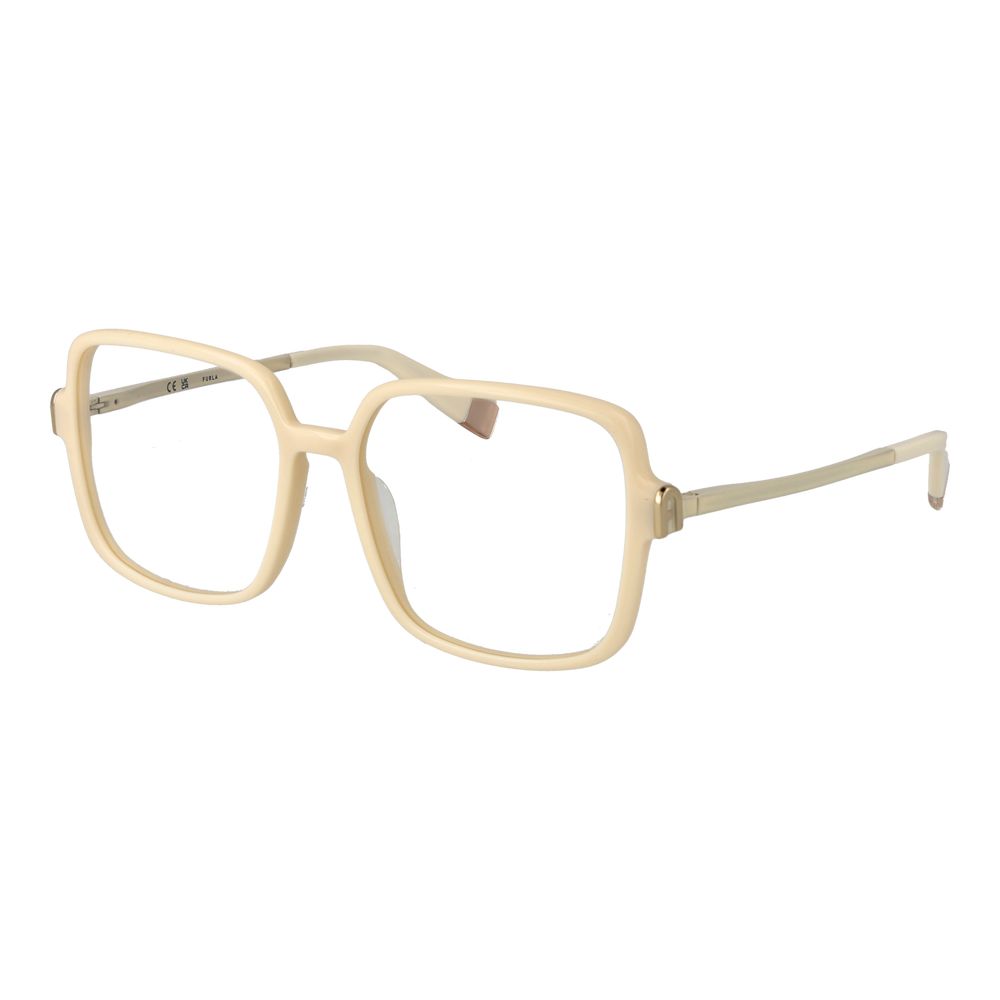 Furla Beige Cellulose Acetate Glasses (Frames) | Regal Royce