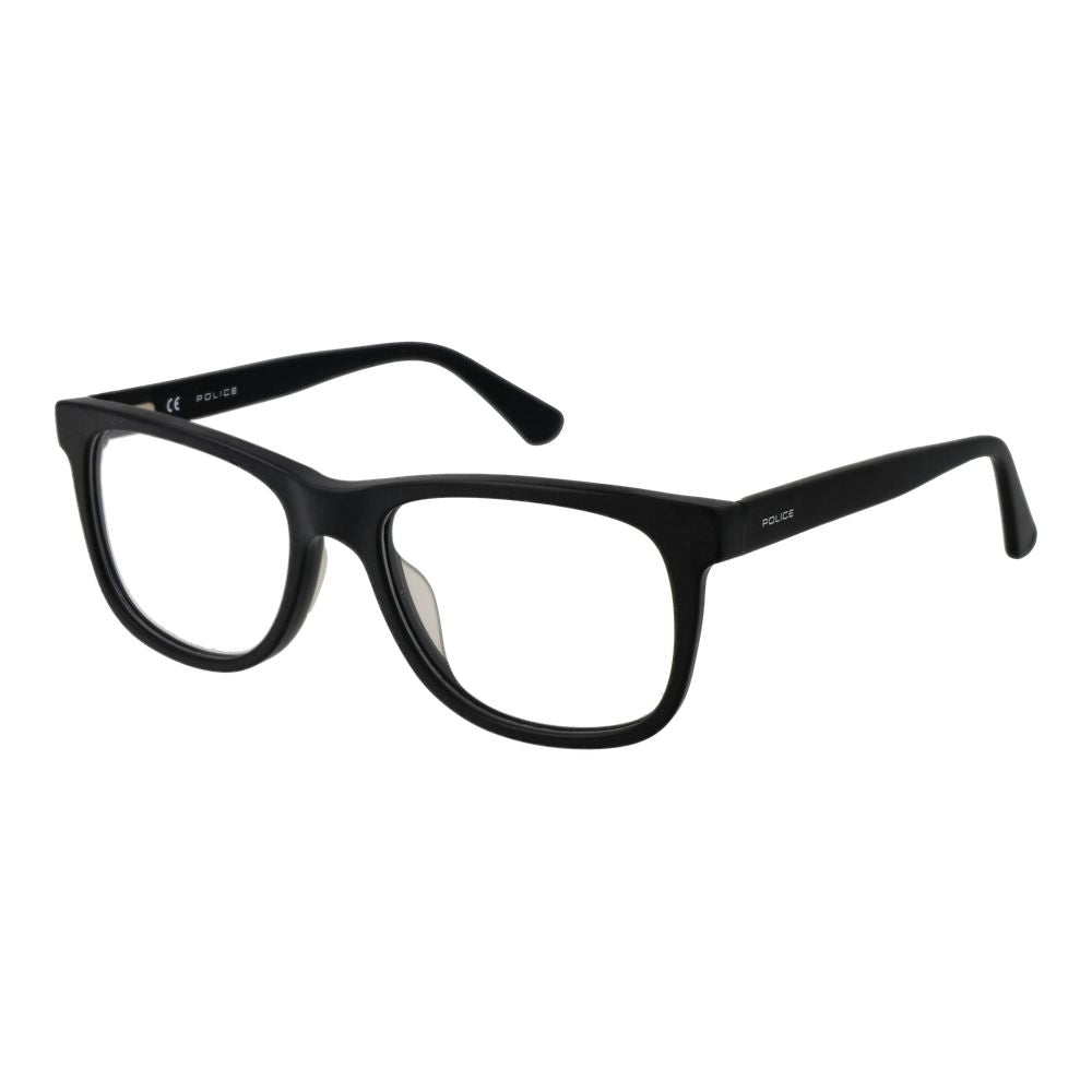Police Black Cellulose Acetate Glasses (Frames) | Regal Royce