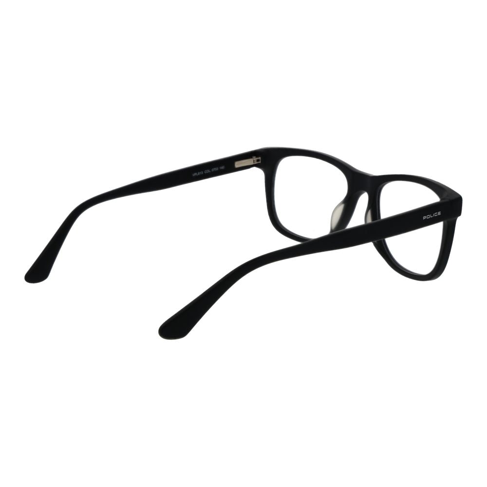 Police Black Cellulose Acetate Glasses (Frames) | Regal Royce