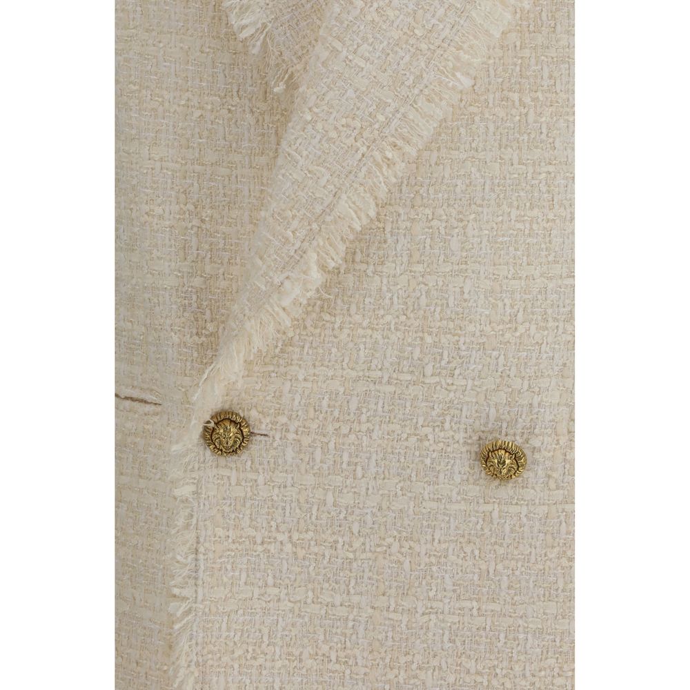 Balmain Beige Polyester Jacket | Regal Royce