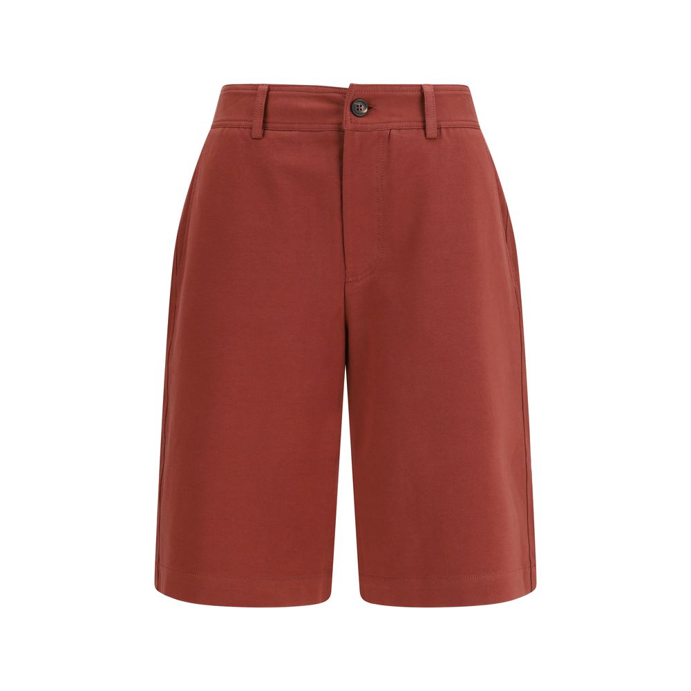 Brunello Cucinelli Multicolor Cotton Bermuda Shorts | Regal Royce