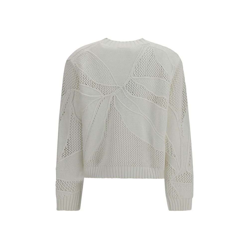 Max Mara White Cotton Sweatshirt | Regal Royce