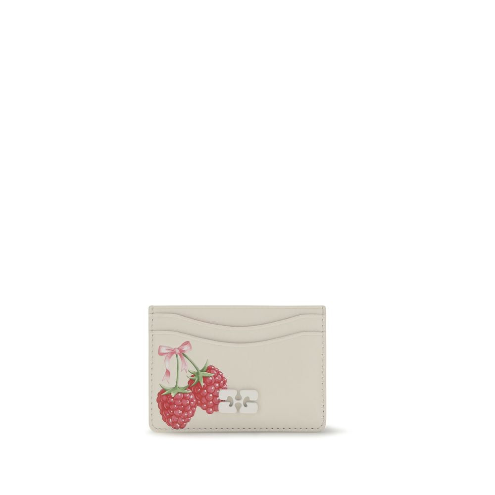 Ganni White Recycled Leather Wallet | Regal Royce