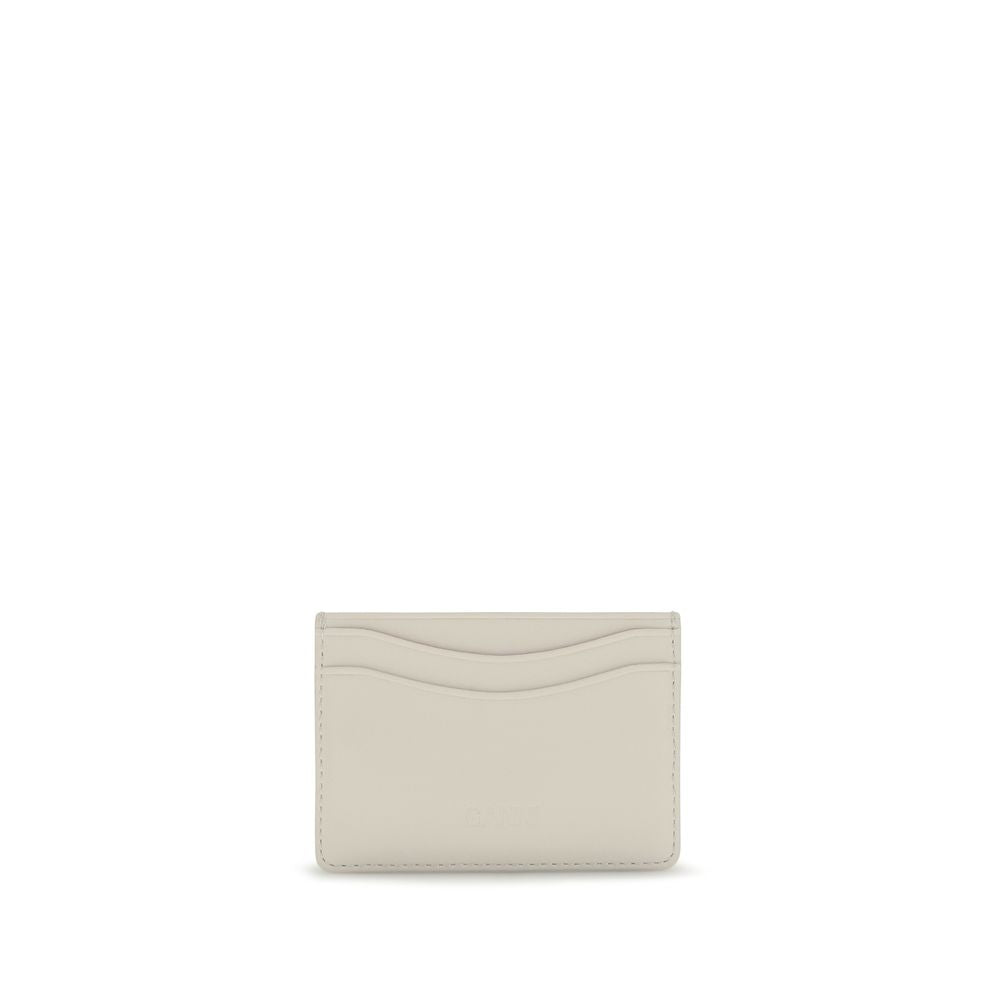 Ganni White Recycled Leather Wallet | Regal Royce